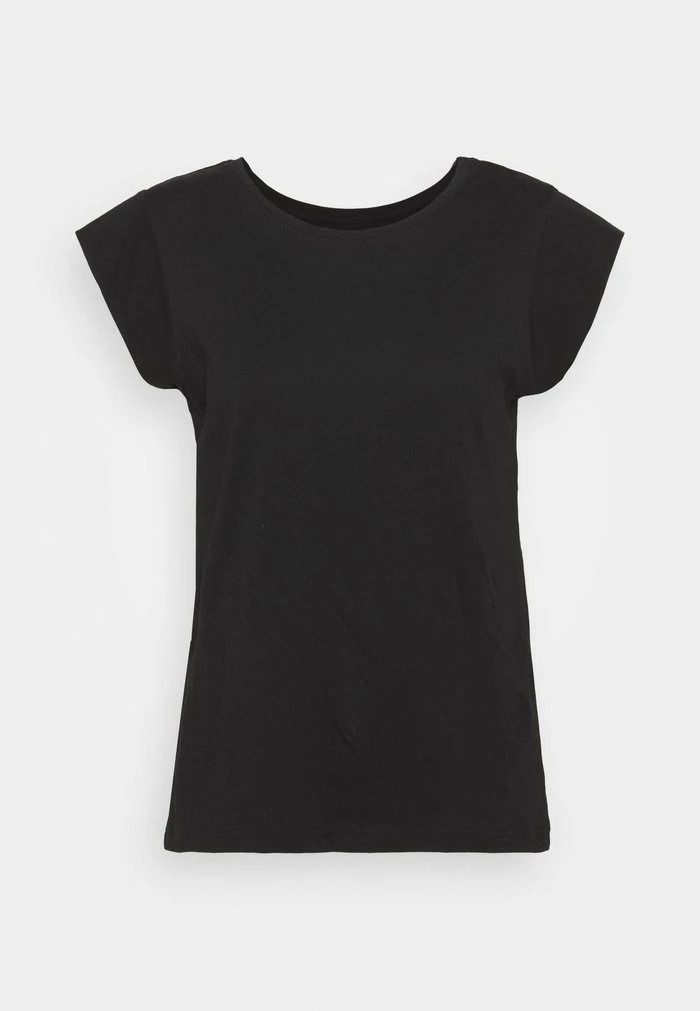 T-Shirt ANNA FIELD Anna Field Basic T-shirt Noir Femme | RWW-3537081